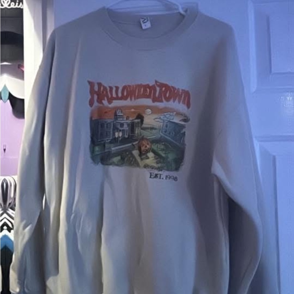 Cream Halloween Town Sweater
